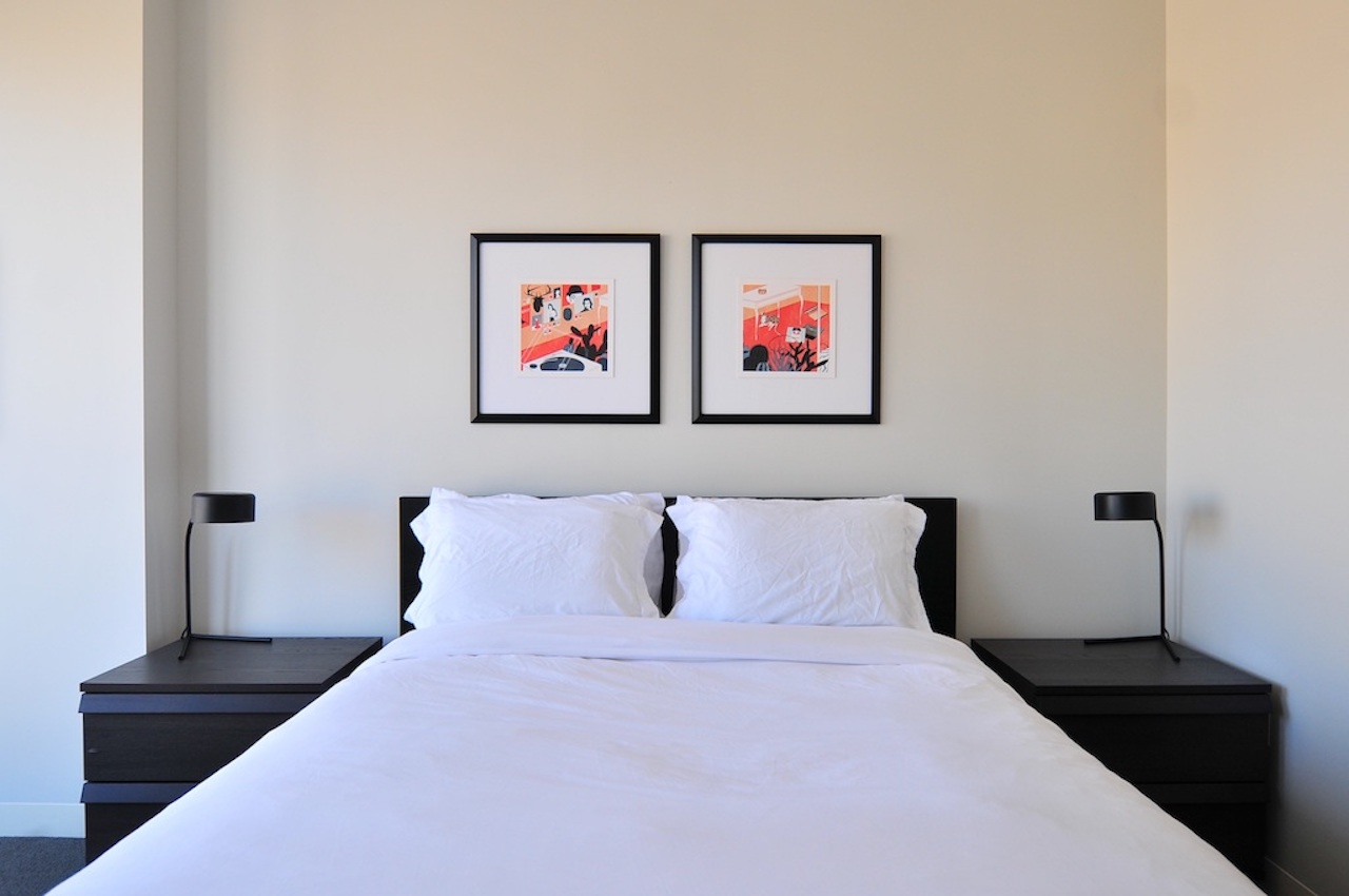 cama cuidada para airbnb
