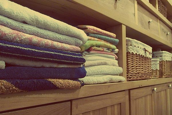 Una forma de ordenar las toallas