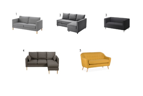 básicos para tu primer piso sofá